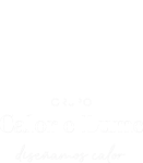 Logotipo calor e lume blanco